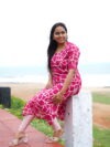 SJ-08 | Deep Peach Pink Vintage Linen Cotton Kurti