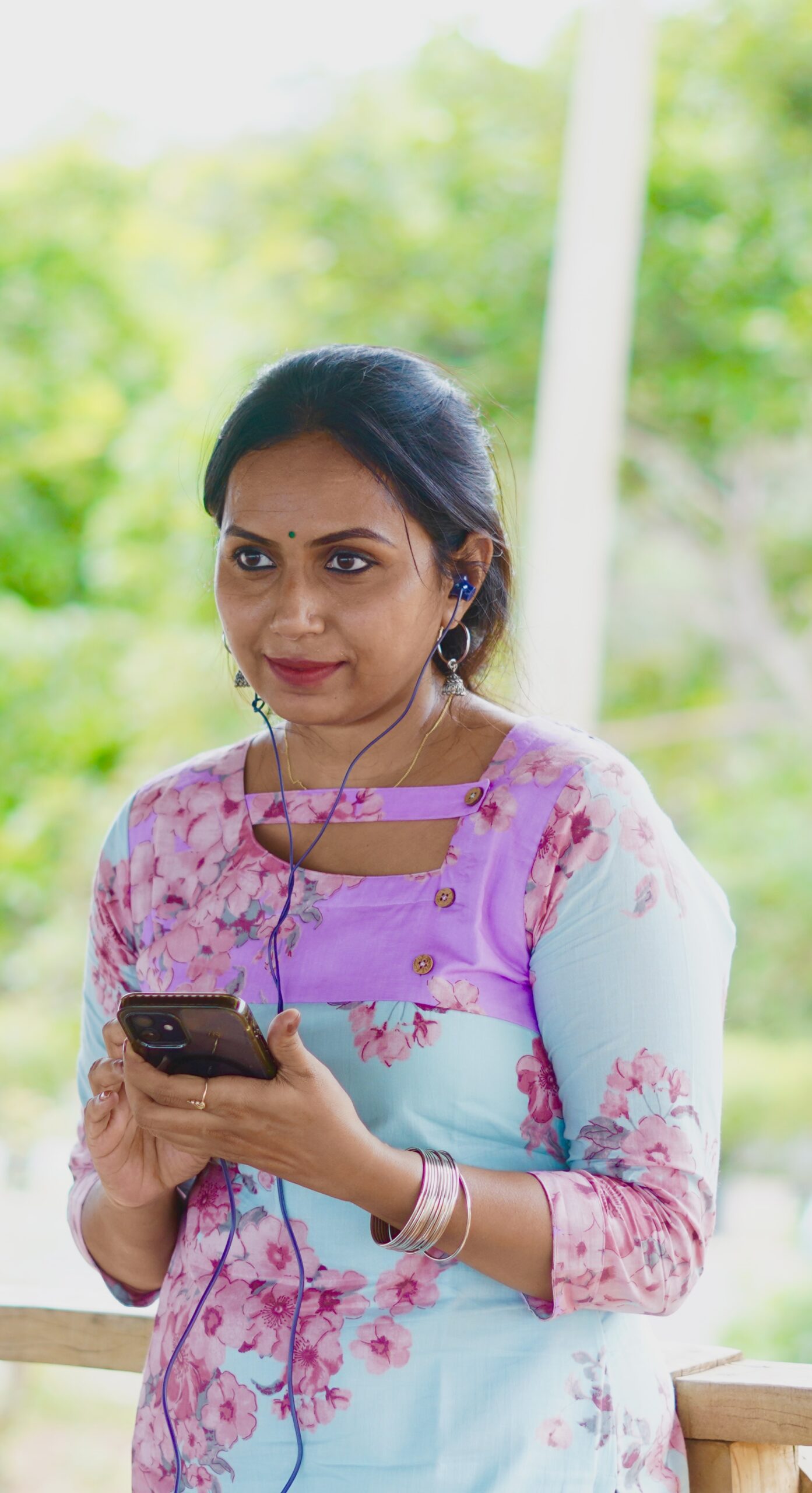SJ-12 | Cotton Kurti – Aqua Bloom - Image 6