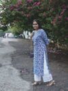 SJ - 04 | Jaipur Indigo Handblock Cotton Kurti | Straight Cut