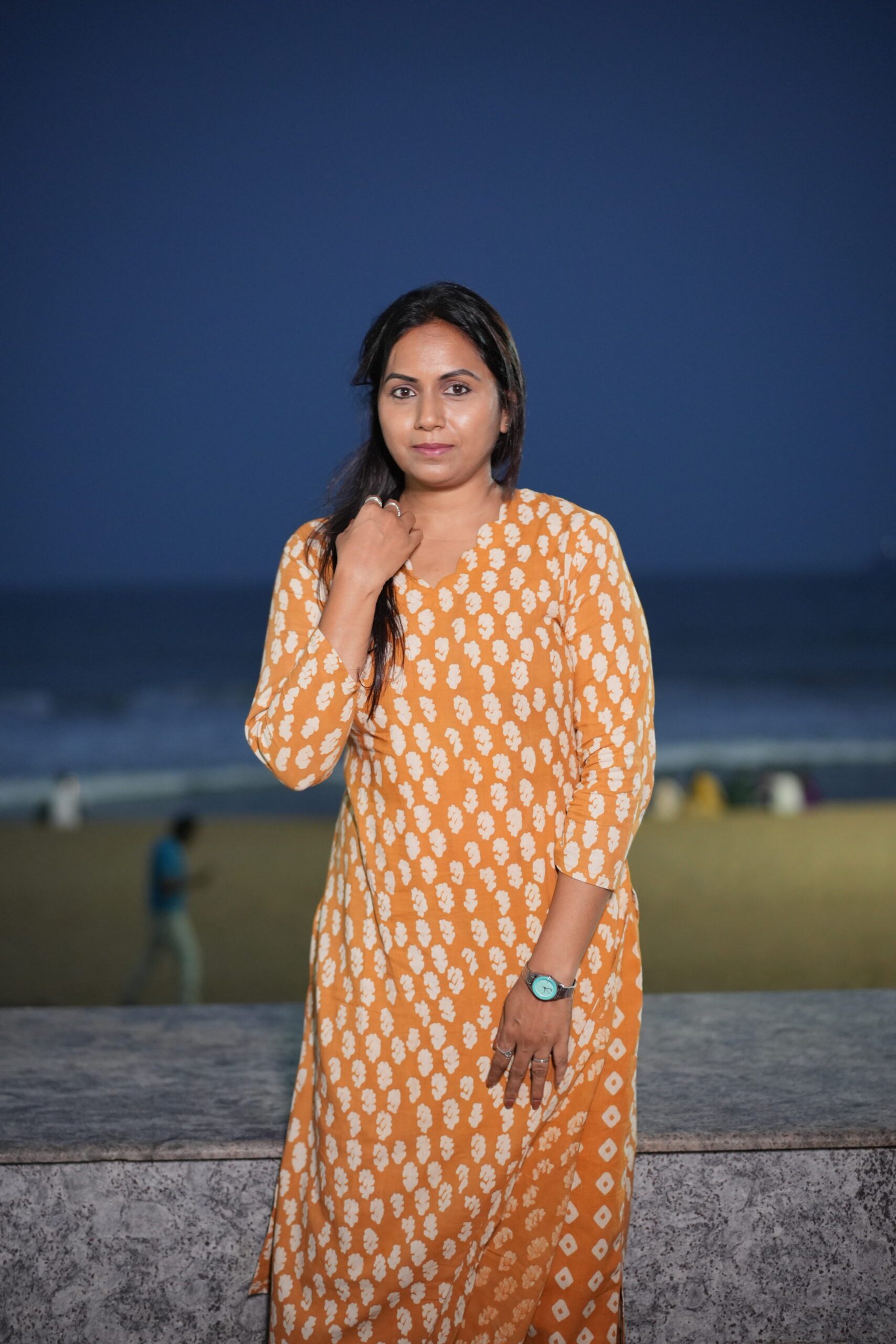 Sahara - Drop 8 | SJ-32 | Mustard Yellow Straight Cut Handblock Cotton Coord Set - Image 6