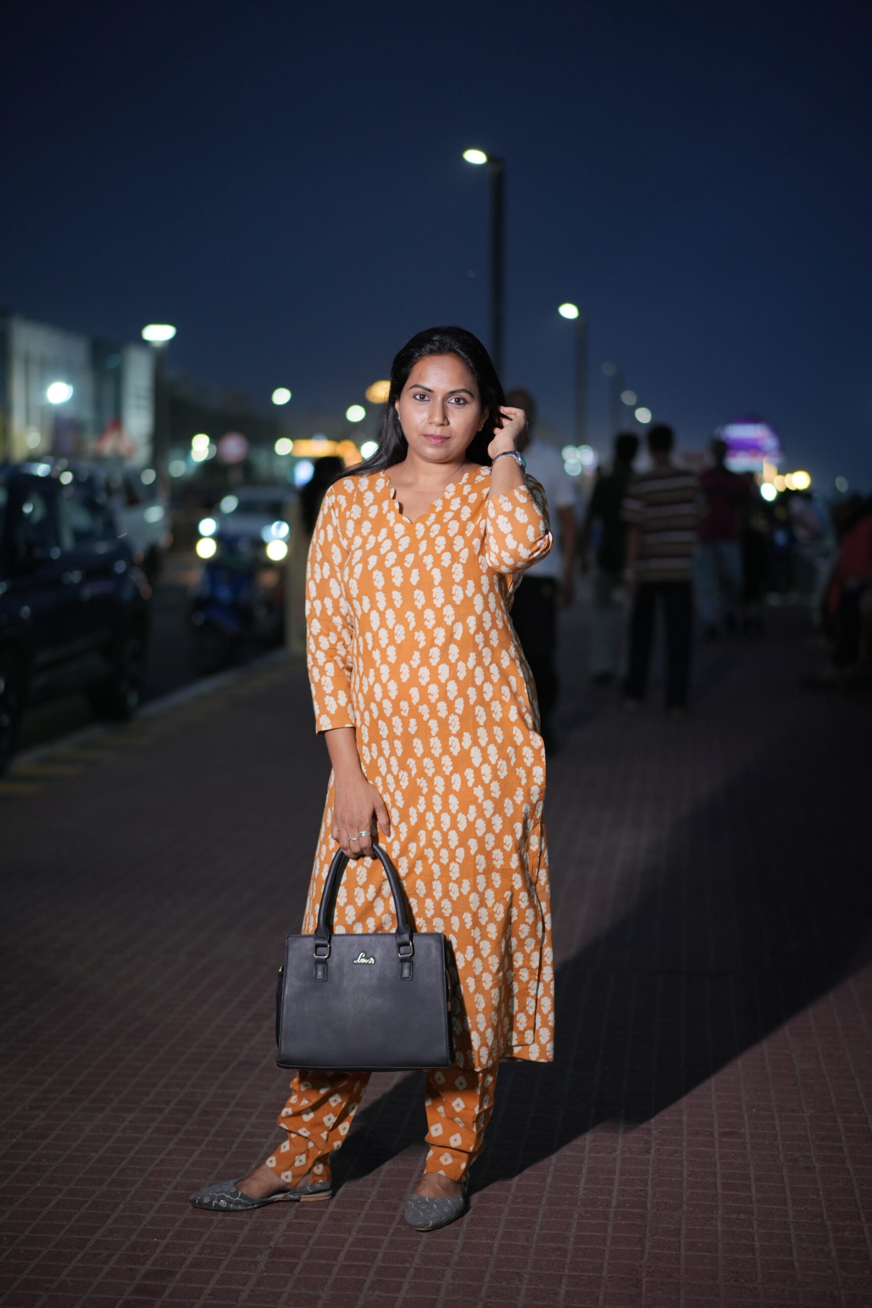 Sahara - Drop 8 | SJ-32 | Mustard Yellow Straight Cut Handblock Cotton Coord Set