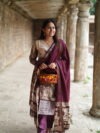 Varnam | Drop 01 – Handloom Mangalagiri Silk Suit Set with Kalamkari Dupatta